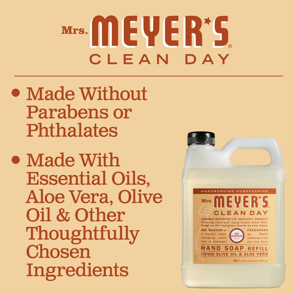 Oat Blossom Liquid Hand Soap Refill - Image 5