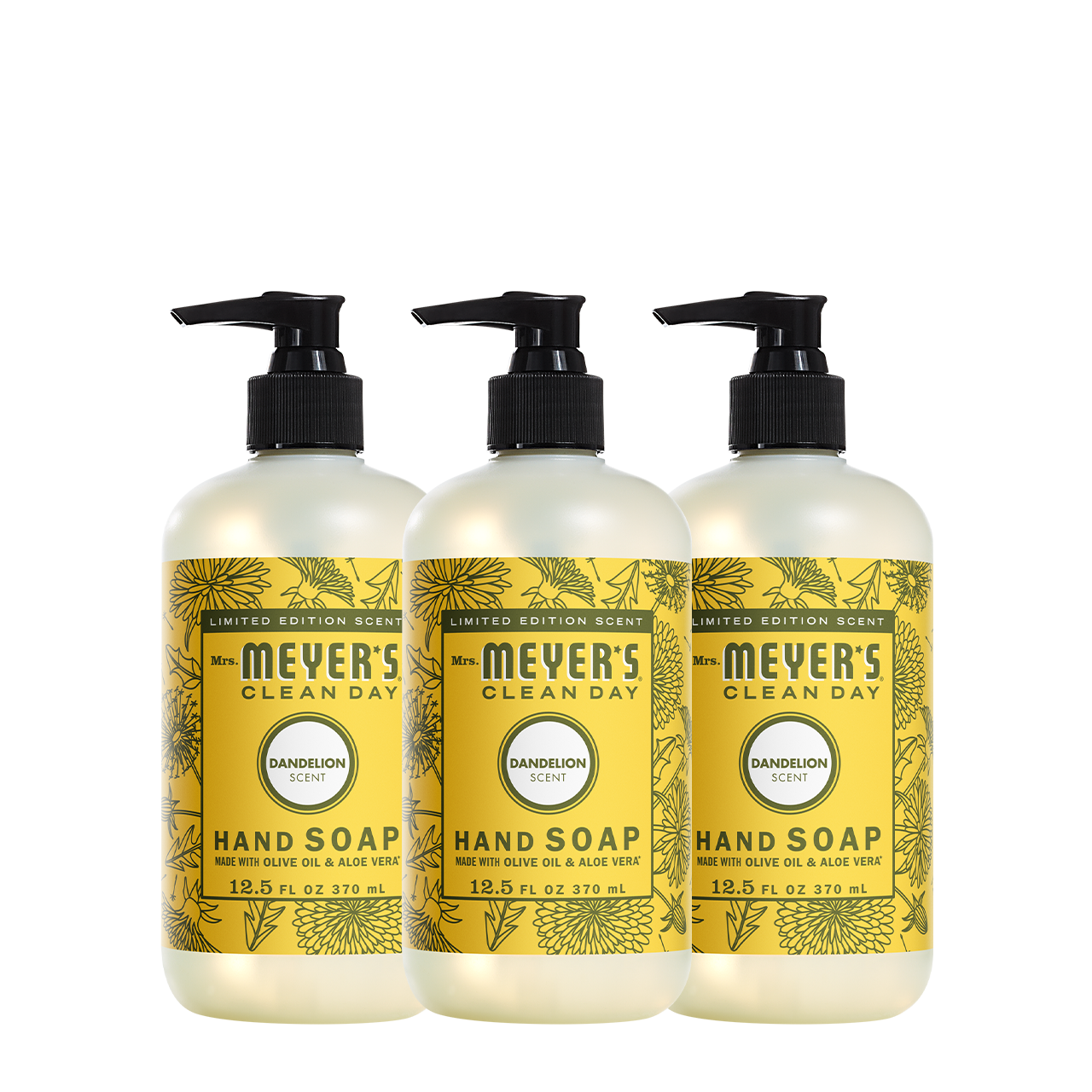 Dandelion Liquid Hand Soap 3-count Bundle