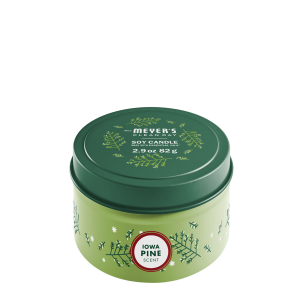 Iowa Pine Tin Candle