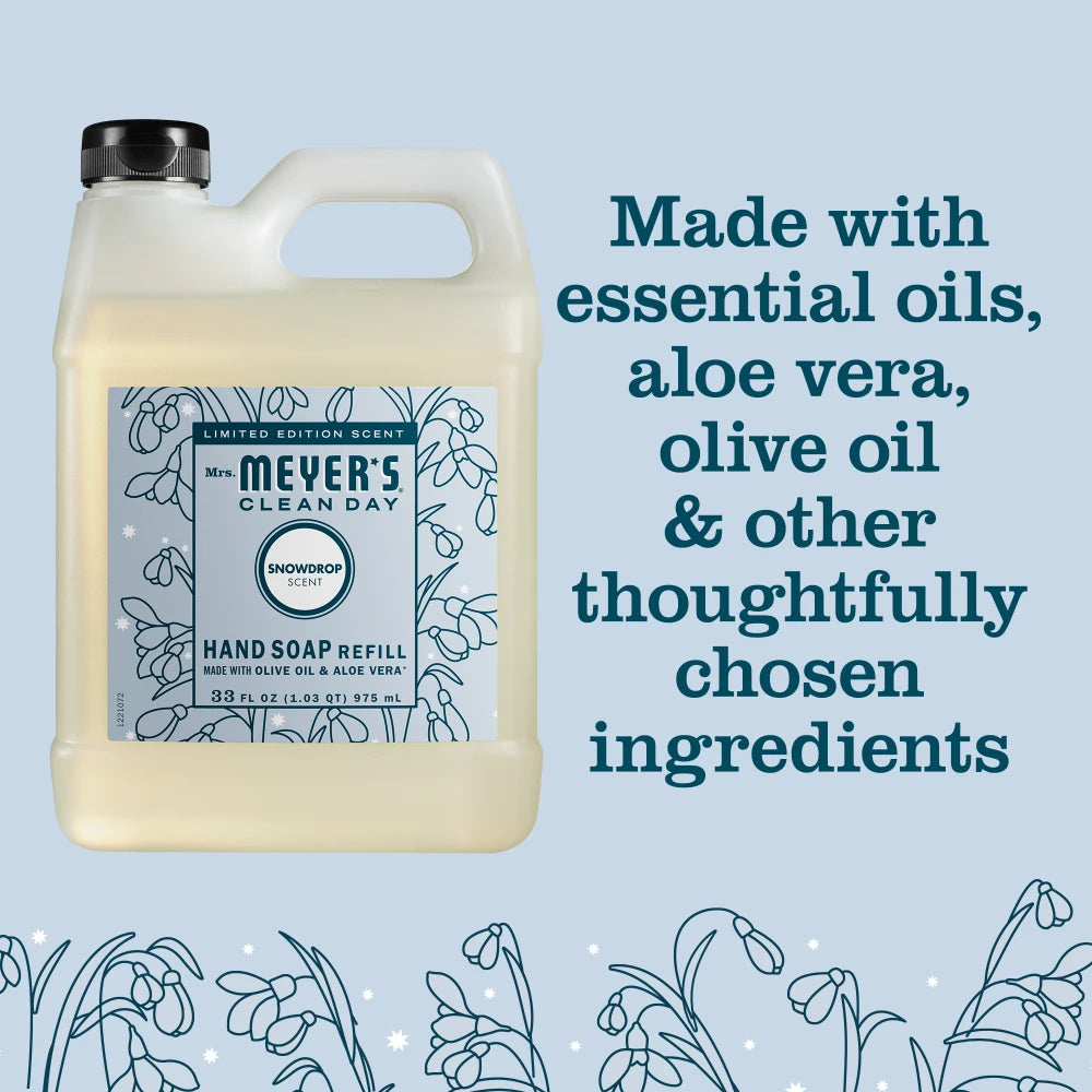 Snowdrop Liquid Hand Soap Refill - Image 5